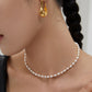 Mixed Up Freshwater Pearl 18K Gold Plated Beaded Necklace