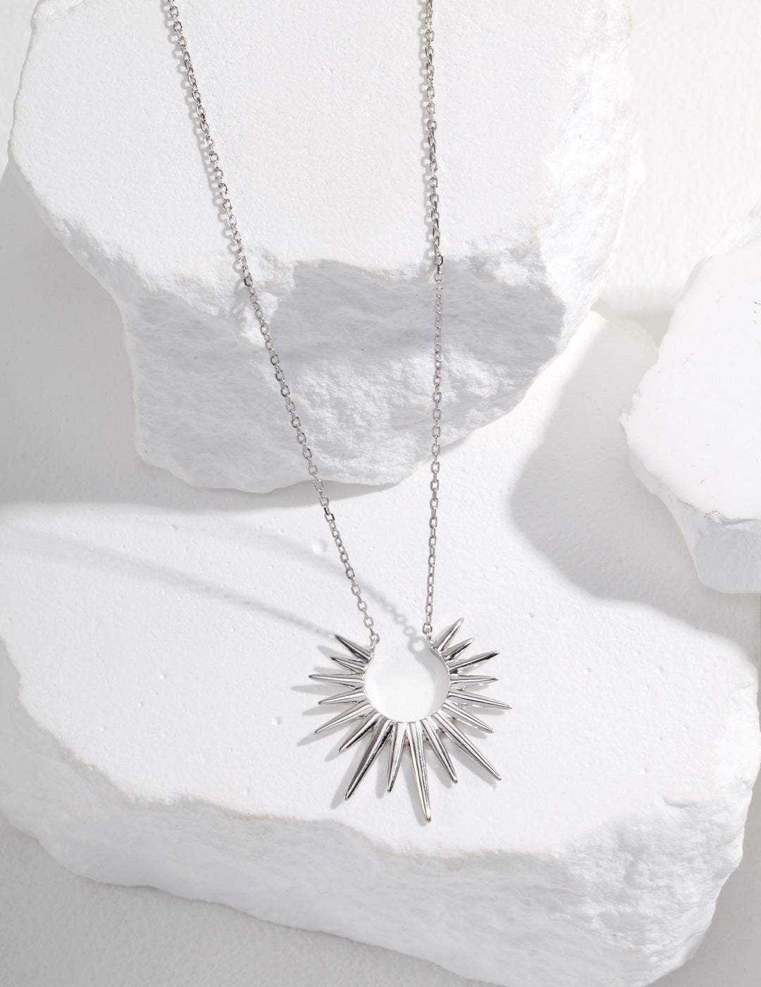 Sterling Silver Sun Necklace