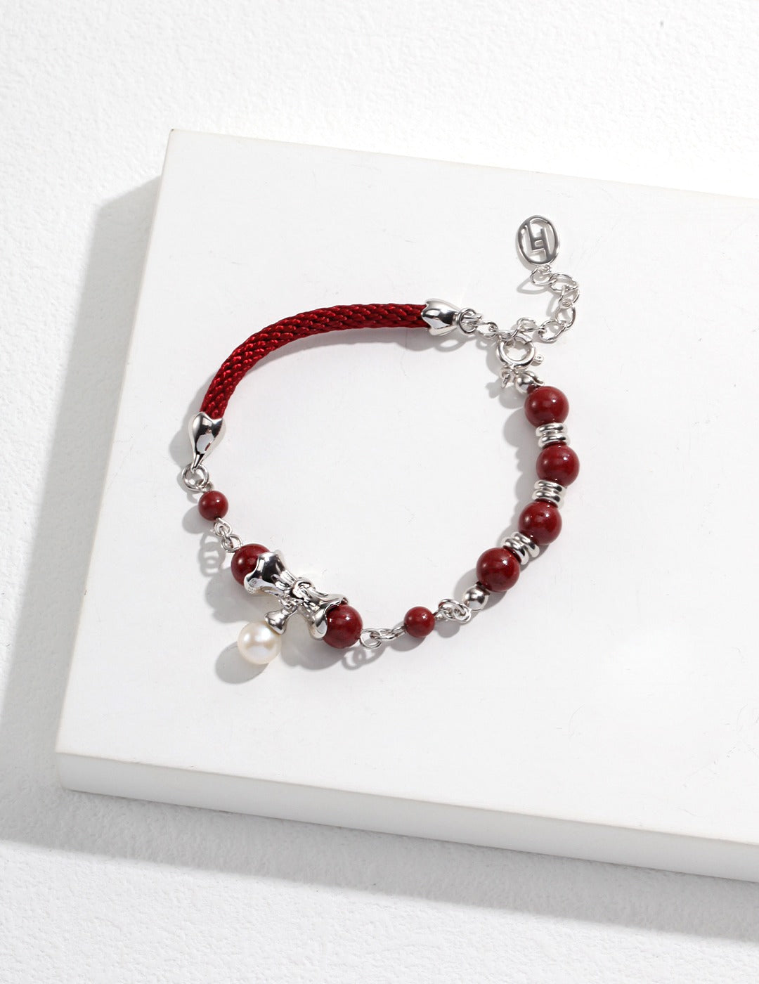 Sterling Silver Cinnabar Bracelet