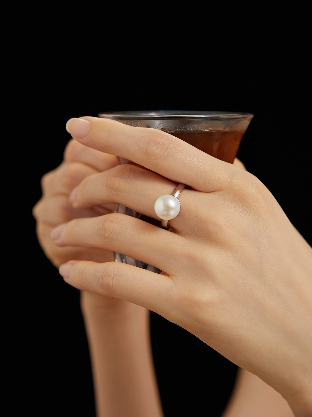 Gumball pearl ring