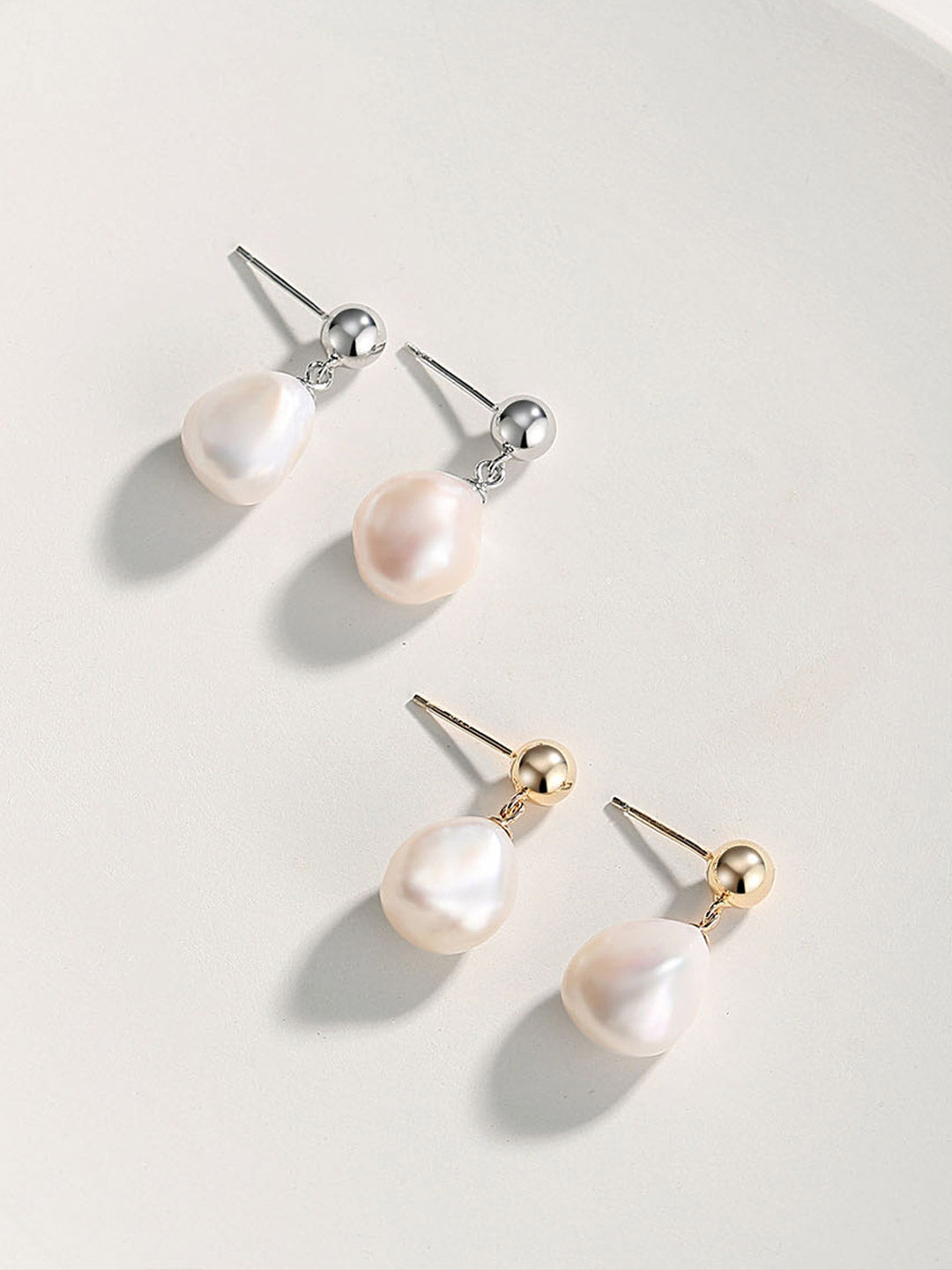 Bold Pearl Drop Earrings