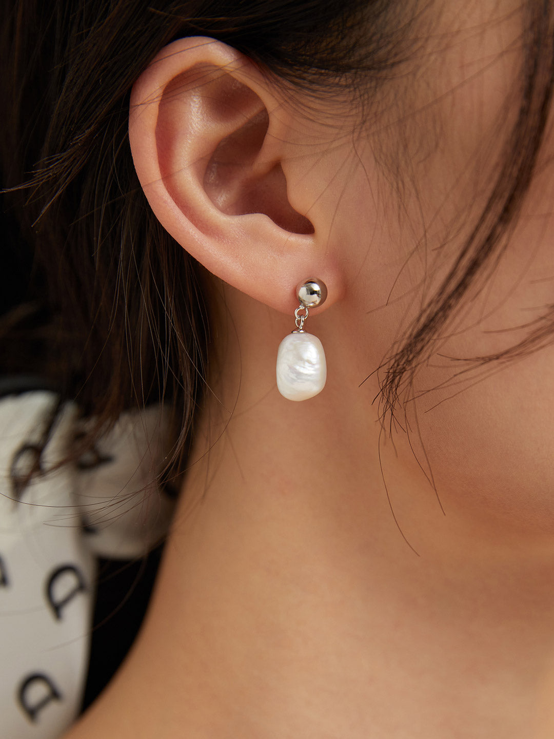 Bold Pearl Drop Earrings