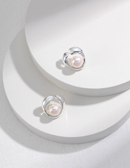 Pearl Sphere Earrings